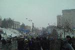 Евромайдан 7.12.2013 - вверх, в сторону правительственных кварталов