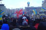 Евромайдан 7-8.12.2013 - проход на Майдан, но уже идти сложно - большая толпа