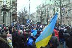Евромайдан 7-8.12.2013 - поворот на Крепостной переулок