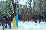 Евромайдан 7-8.12.2013 - Мариинский парк - тут сборная тусовка "противоборствующих сторон"
