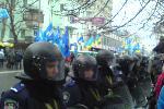 Евромайдан 7-8.12.2013 - охрана провластного митинга
