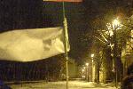 Евромайдан - вечер 9 декабря - вид на администрацию президента