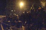 Евромайдан - ночь нападения - 11 декабря - Баррикада