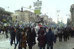 Евромайдан - ночь нападения - 11 декабря - Движение по Крещатику 