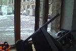 Евромайдан - ночь нападения - 11 декабря - В туалете мэрии - баррикада