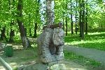 Солнечногорский парк. Скульптура на входе