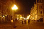 Старый Арбат ночью