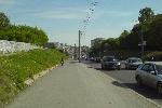 Улица перед мостом