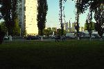 Борщаговка. Общение на газоне