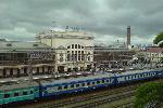 Вид на вокзал с моста