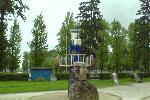 Странные скульптуры в парке