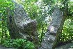 А это ещё что-то про войну, но взорванное. Свастика - современная